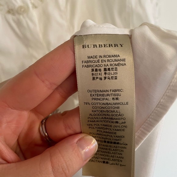 Burberry Lace Button Up - Picture 3 of 7